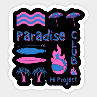 PARADISE CLUB Sticker